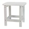 Merrick Lane Riviera Poly Resin Indoor/Outdoor All-Weather Adirondack Side Table